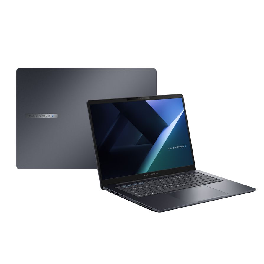 ASUS ExpertBook B5機身僅1.36kg起，方便客製化與擴充維護，滿足各式企業需求。